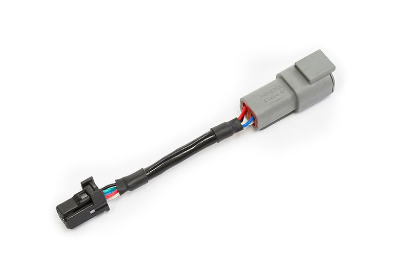 Haltech CAN Adaptor Cable DTM-4 Female Receptacle/Socket to 8 pin Black Tyco