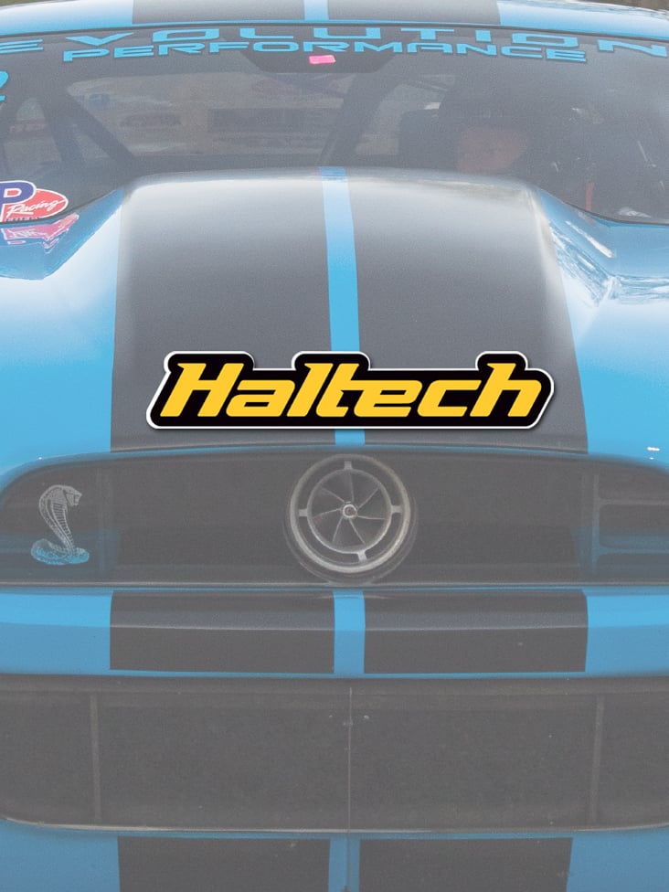 Haltech Logo Colour Sticker Size: 400mm (16")