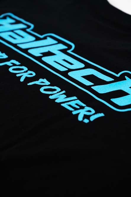 Haltech "Classic" T-Shirt Black with Blue Logo Size: 4XL