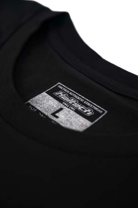 Haltech "Classic" T-Shirt Black with Blue Logo Size: XL