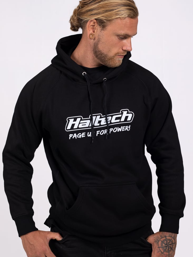 Haltech "Classic" Hoodie Black Size: Large