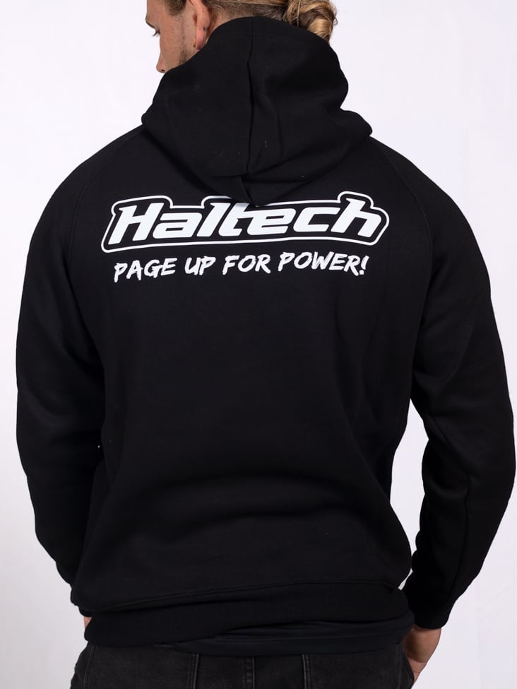 Haltech "Classic" Hoodie Black Size: Large