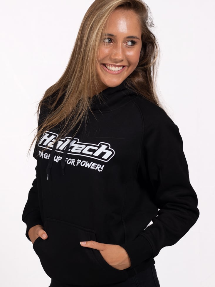 Haltech "Classic" Hoodie Black Size: Large