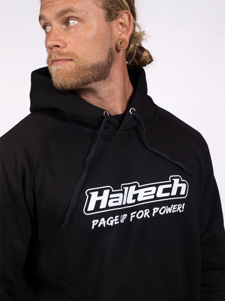 Haltech "Classic" Hoodie Black Size: Small