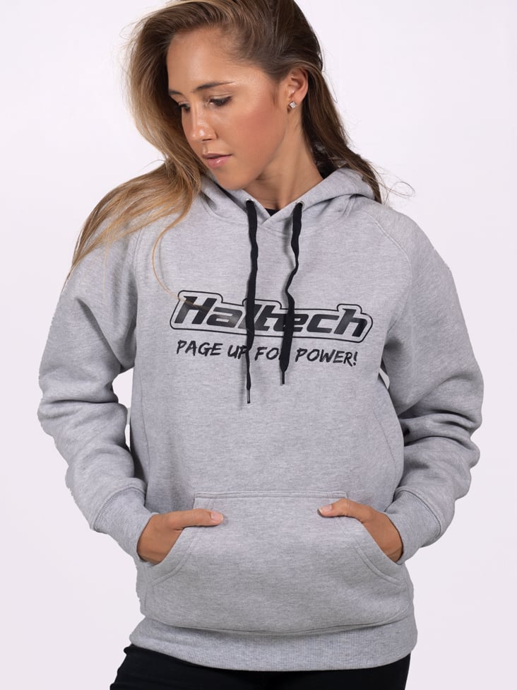 Haltech "Classic" Hoodie Grey Size: Small