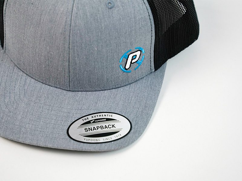 Plazmaman Genuine Snapback Grey/Black Mesh Back Cap