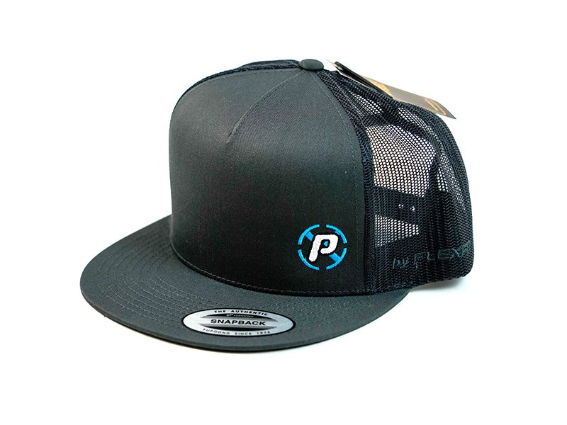 Plazmaman Genuine Snapback FLAT Brim - Charcoal