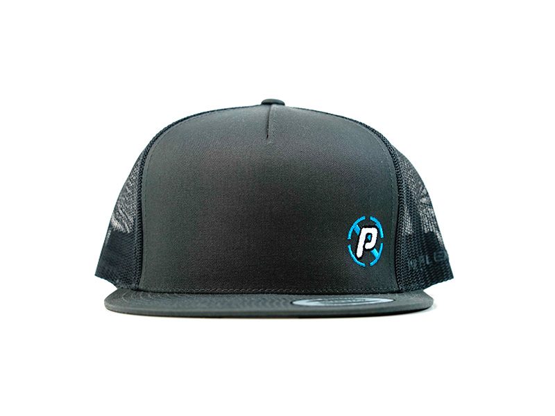 Plazmaman Genuine Snapback FLAT Brim - Charcoal