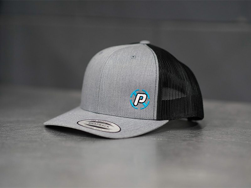 Plazmaman Genuine Snapback Grey/Black Mesh Back Cap