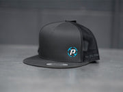 Plazmaman Genuine Snapback FLAT Brim - Charcoal