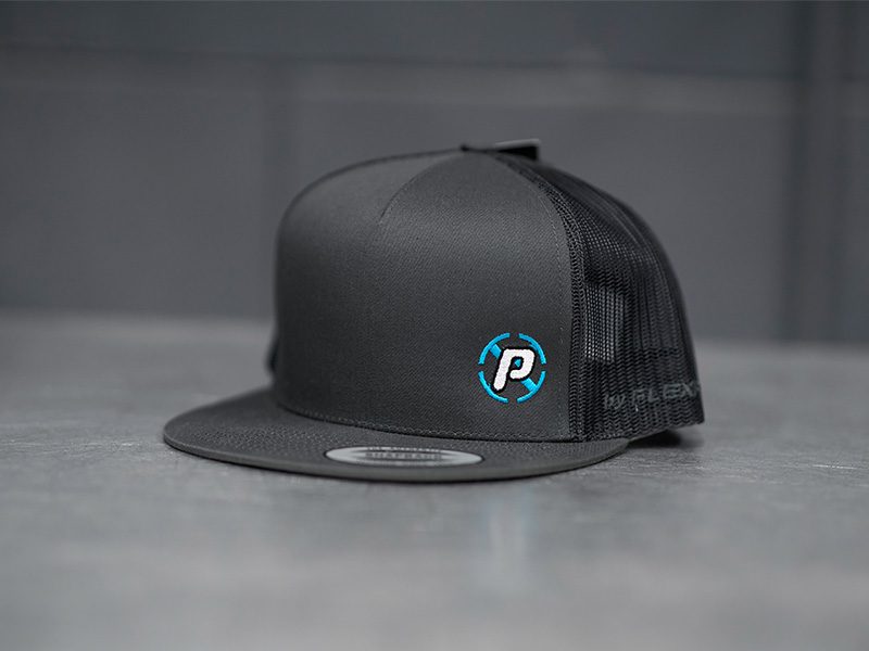 Plazmaman Genuine Snapback FLAT Brim - Charcoal