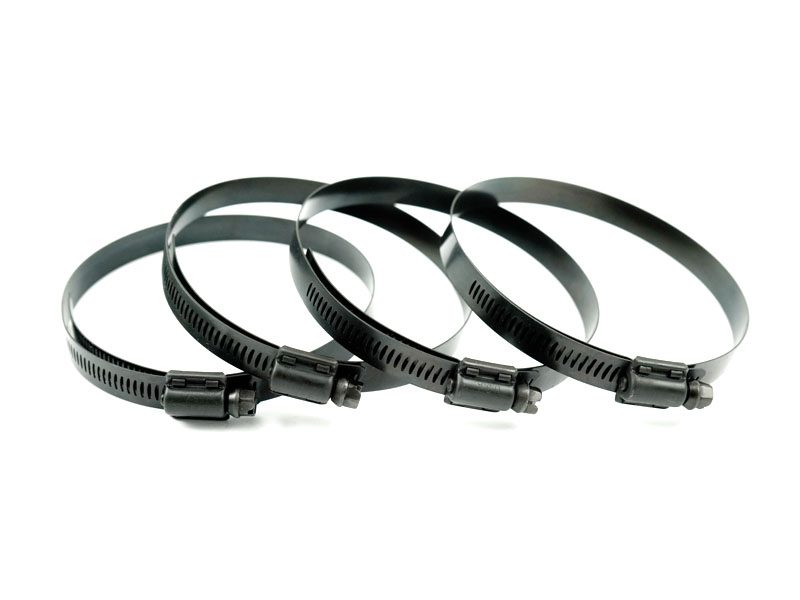 BLACK Hose Clamps - Premium Quality Stainless - BREEZE