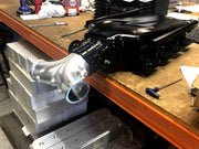 Plazmaman Intake Twin Entry Billet Adapter - Twin 3" to 4"