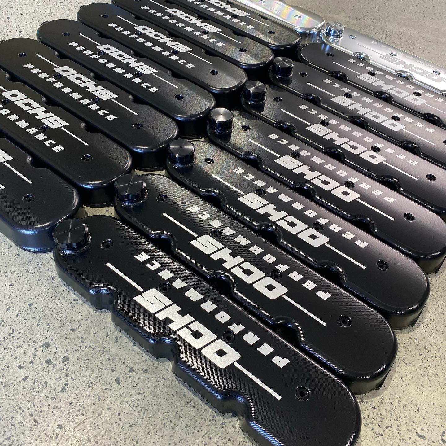 Custom Ls Covers SHAUNS CUSTOM ALLOY LS BILLET VALVE COVER SET — 1320 Motorsports