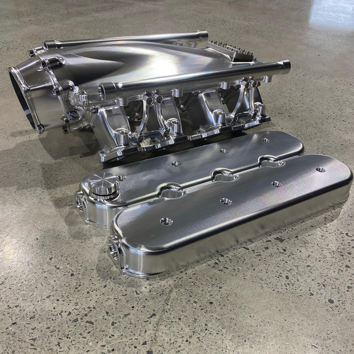 Custom Ls Covers SHAUNS CUSTOM ALLOY LS BILLET VALVE COVER SET — 1320 Motorsports