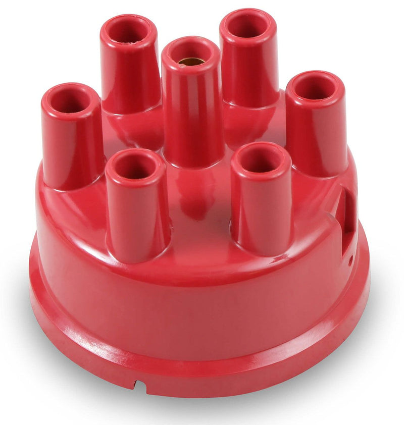 Mallory YL 6 Cyl Red Socket Type Distributor Cap