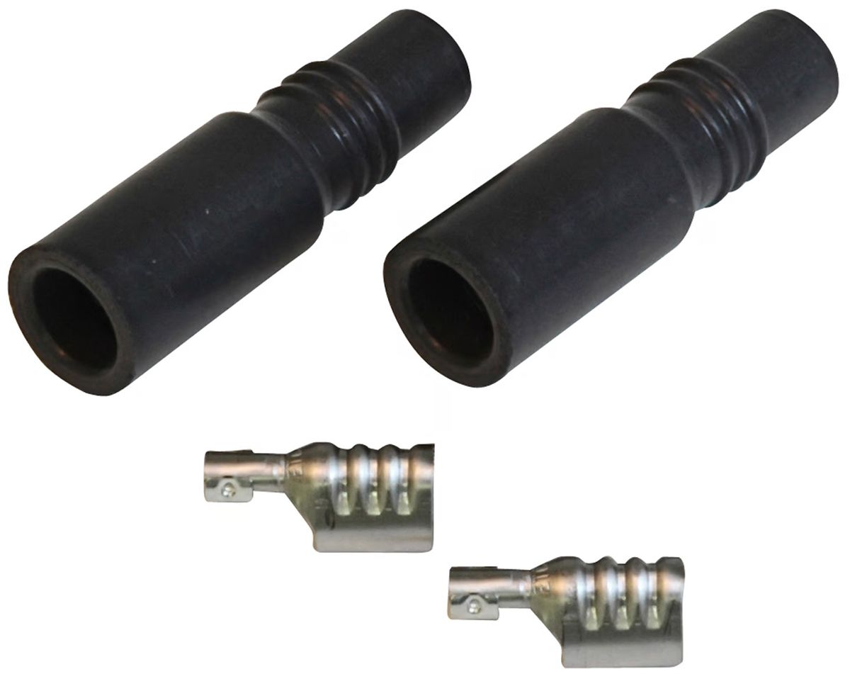 Replacement Coil Boots and Terminals - Black — 1320 Motorsports