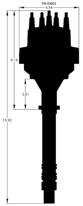 Pro-Billet ReaPro-Billet Ready-To-Run Distributor - Black dy-To-Run Distributor - Black