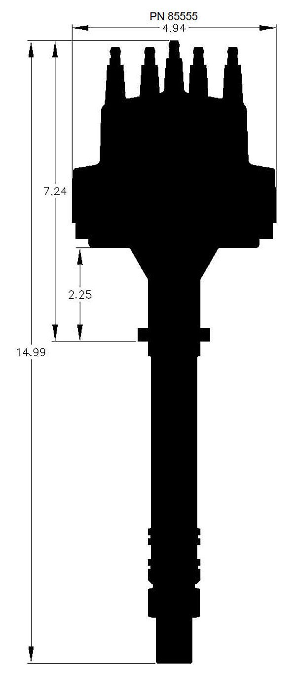 Pro-Billet Distributor- Black