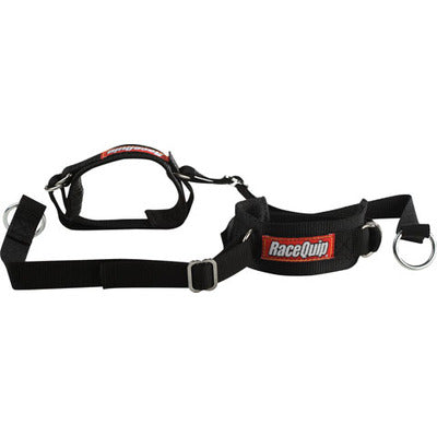 Racequip Arm Restraint Harness, Individual Straps, 2 in Wide Cuffs, Black, Pair