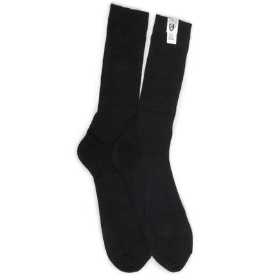 Racequip Socks, SFI 3.3, Fire Retardant Cotton, Black