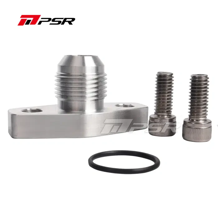 Pulsar -12AN oil drain flange kit for turbochargers

Turbo oil return flange for Pulsar 300 and 363 models

Precision oil drain flange kit with -12AN fitting

Turbo oil line flange for Pulsar 366, 369, 372 turbos

Pulsar oil drain flange kit with fittings and hardware

