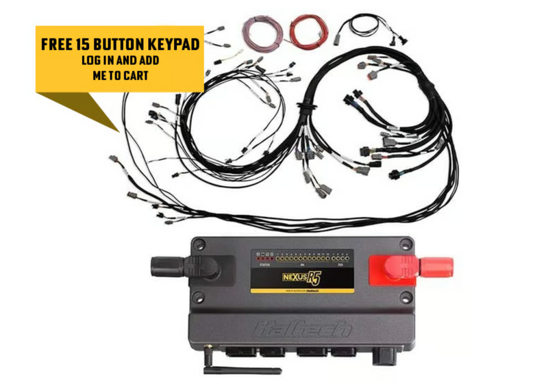 Nexus R5 ECU + Universal V8 Terminated Harness