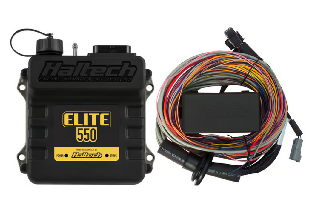 Elite 550 + Premium Universal Wire-in Harness Kit Length: 2.5m (8')