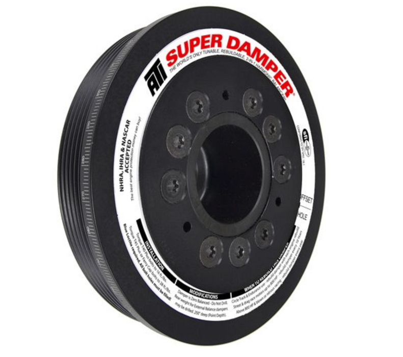 Super Damper 6-Groove Engine Balancer, 6.325" Diameter