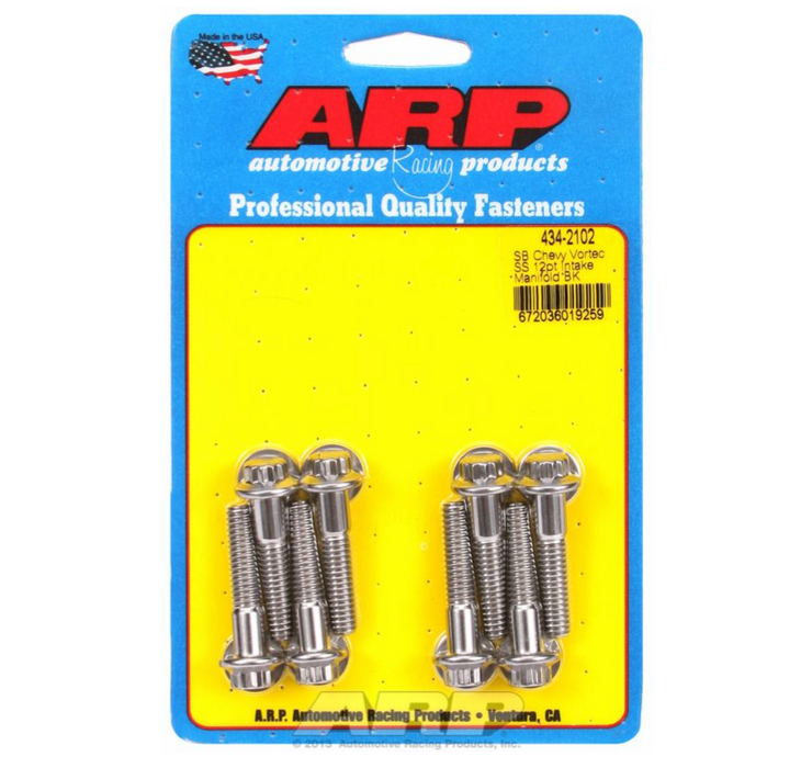 Intake Manifold Bolt Kit, 12-Point Head S/S