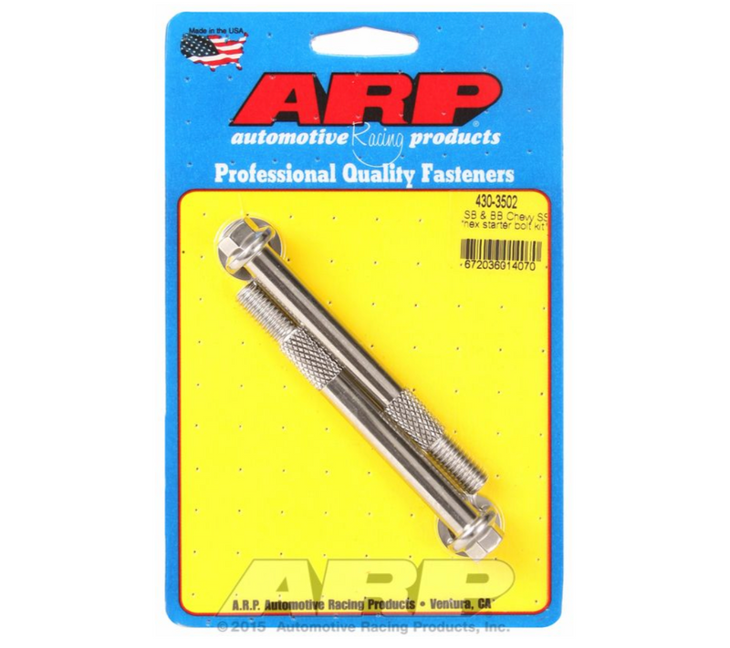 Starter Motor Bolt Kit, Hex Head S/S
