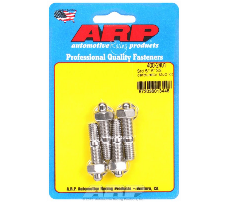 Carburettor Stud Kit, Hex Nut S/S