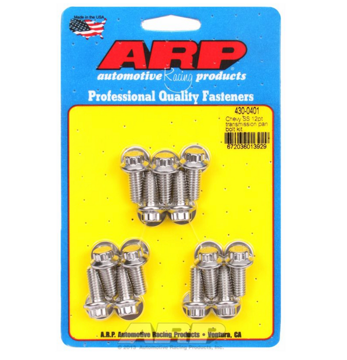 Transmission Bolt Kit, 12-Point S/S