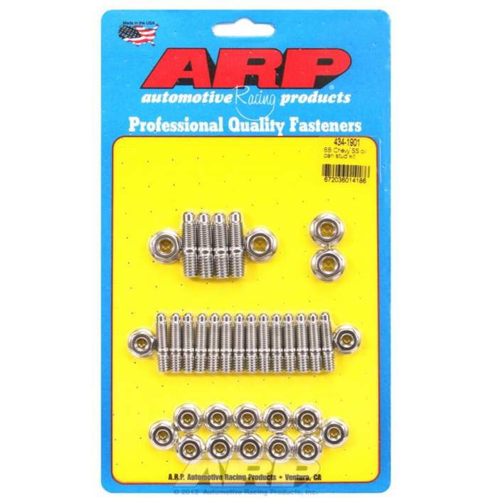 Oil Pan Stud Kit, Hex Nut S/S