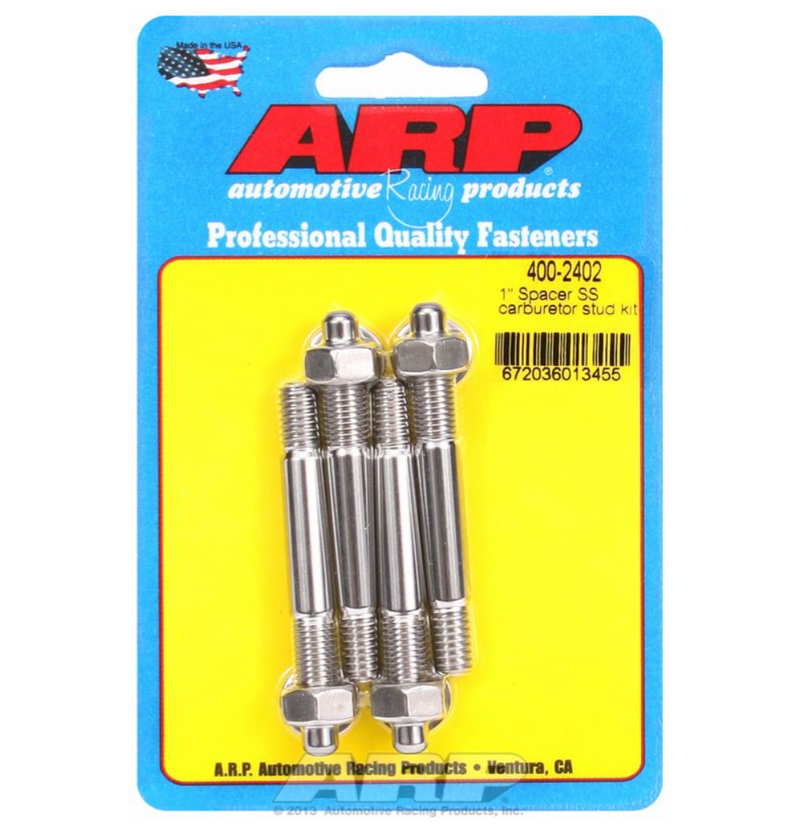 Carburettor Stud Kit, Hex Nut S/S