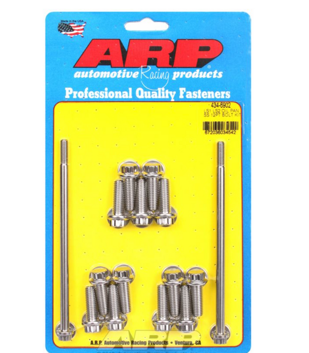 Oil Pan Bolt Kit, 12-Point S/S