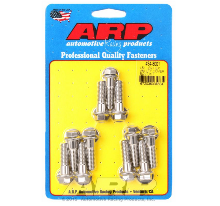 Intake Valley Cover Bolt Kit, Hex Head S/S