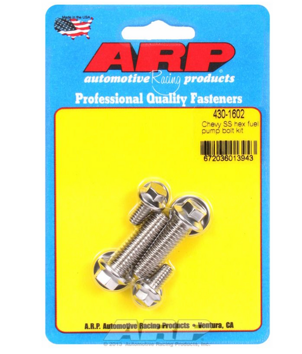 Fuel Pump Bolt Kit, Hex Head S/S