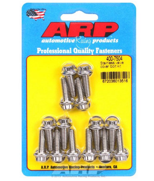 Valve Cover Bolt Kit, 12-Point Head S/S