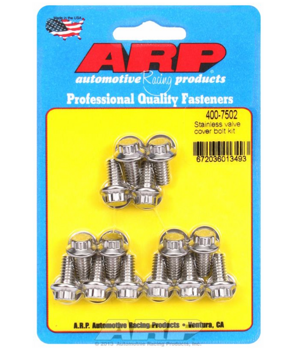 Valve Cover Bolt Kit, 12-Point Head S/S