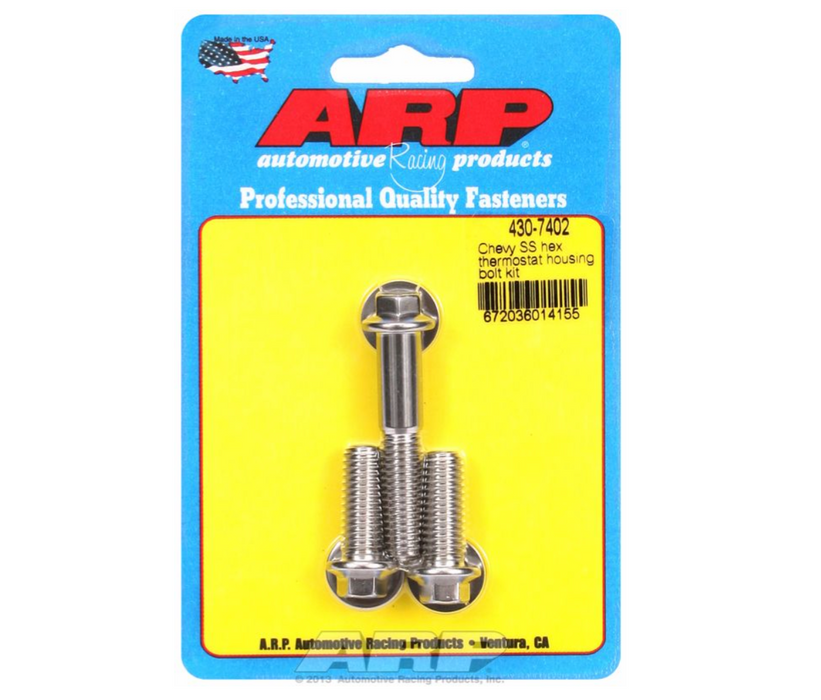 Thermostat Housing Bolt Kit, Hex Head S/S