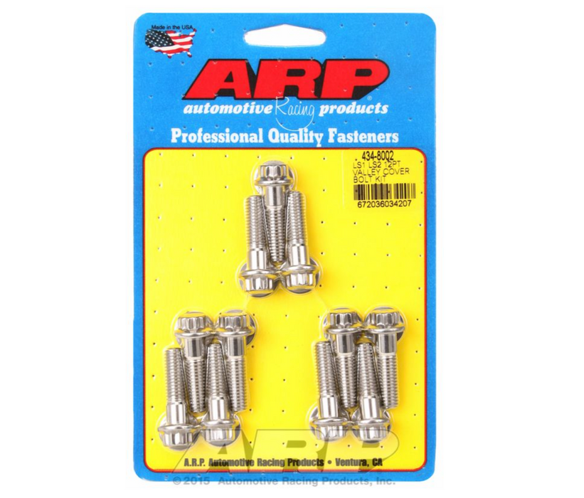 Intake Valley Cover Bolt Kit, 12-Point Head S/S