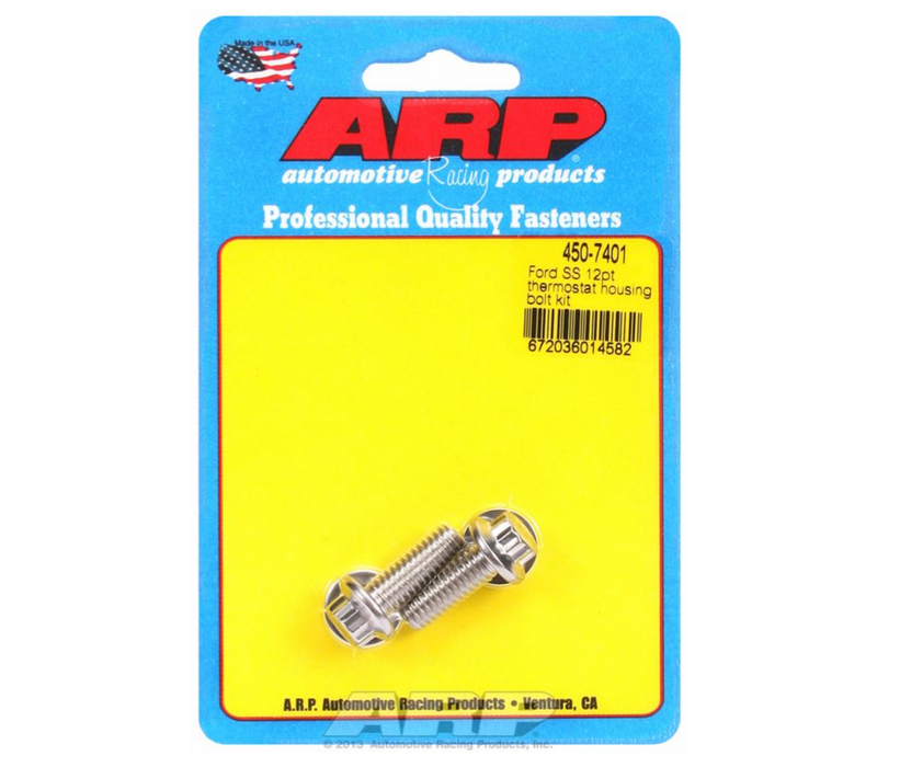 Thermostat Housing Bolt Kit, 12-Point Head S/S