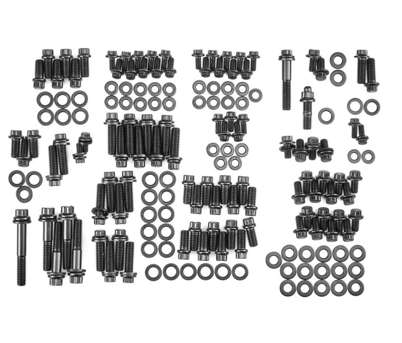 Engine Accessory Bolt Kit, 12-Point Head Black Oxide