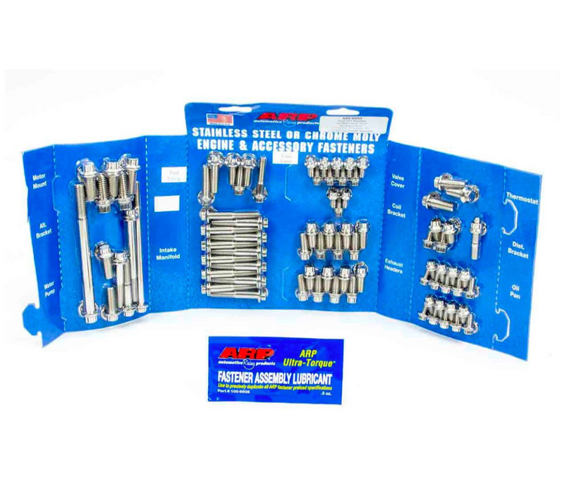 Engine Accessory Bolt Kit, 12-Point Head S/S