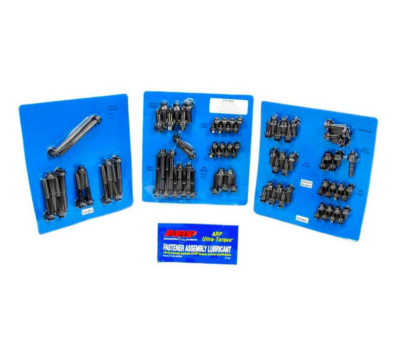 Engine Accessory Bolt Kit, Hex Head Black Oxide