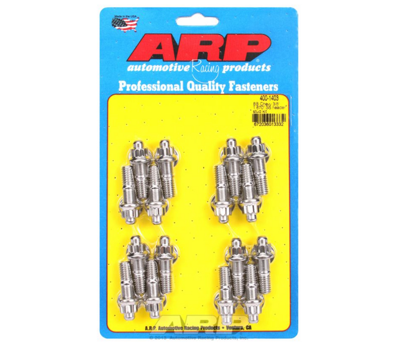 Exhaust Header Stud Kit, 12-Point S/S