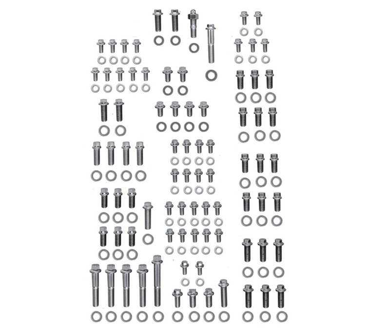 Engine Accessory Bolt Kit, Hex Head S/S
