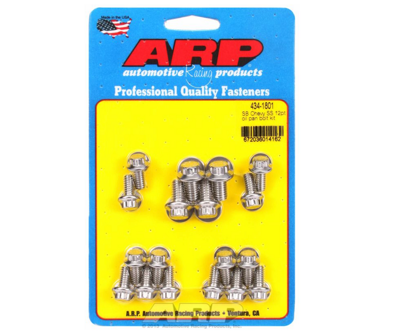 Oil Pan Bolt Kit, 12-Point S/S
