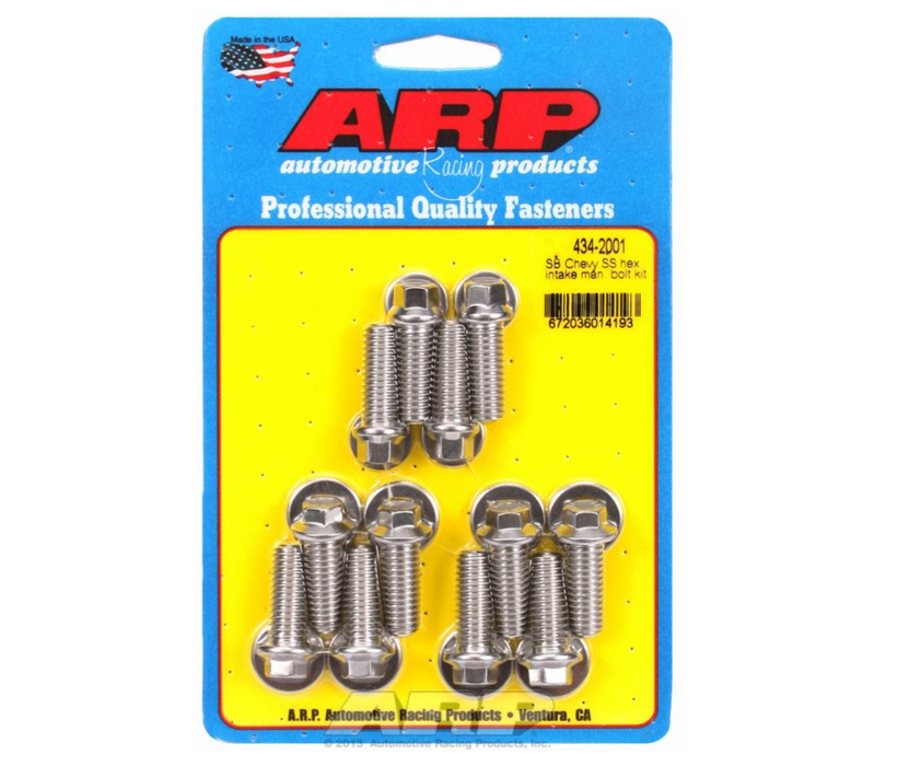 Intake Manifold Bolt Kit, Hex Head S/S